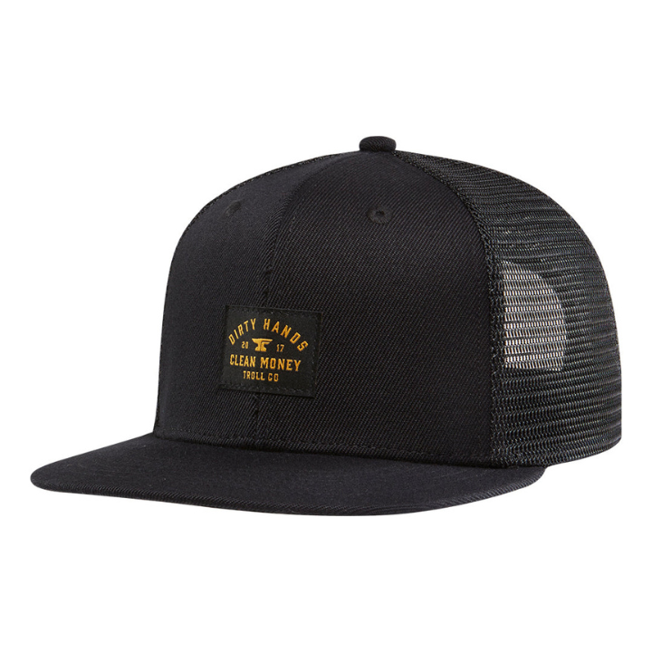 SNAPBACK WOVEN LABEL - BLK